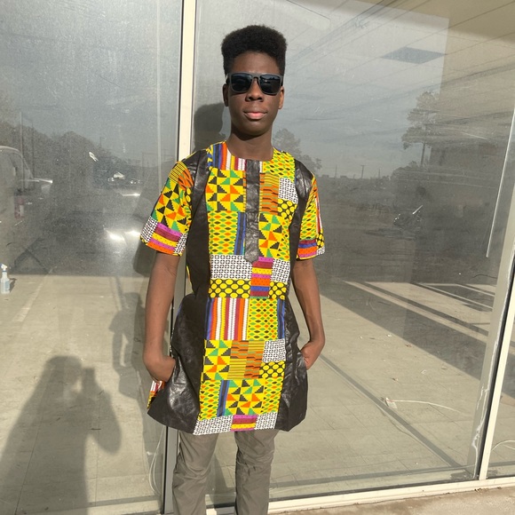 African clothing for men Danshiki top African men attire - Picture 5 of 6